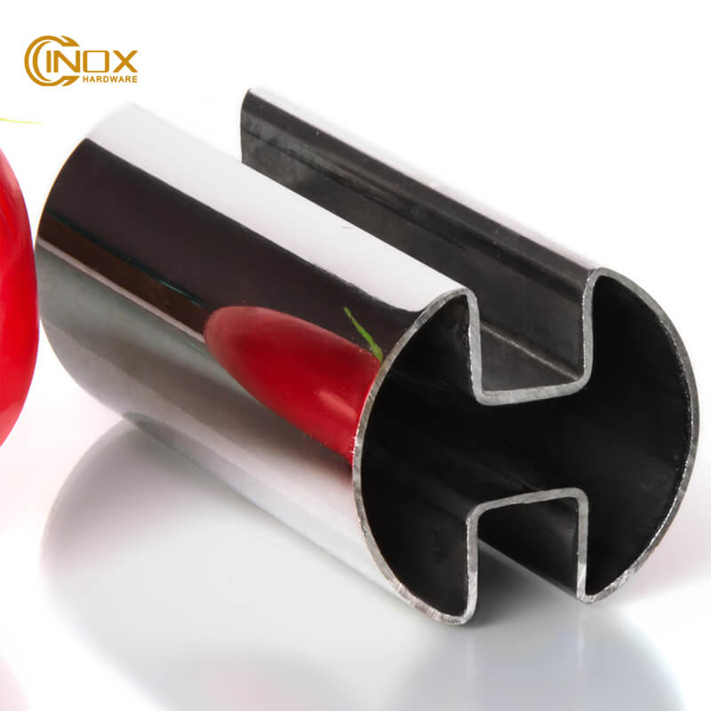 Stainless Steel round slot tube