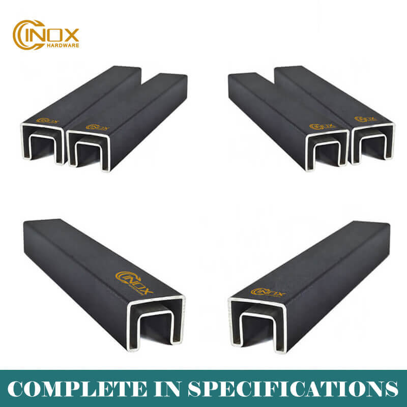 square slot Powder Coating Tube
