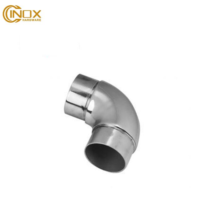Stainless Steel Round Tube Elbow For Handrail 90 Degree