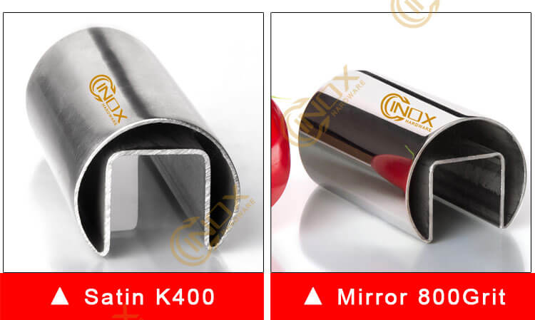 Stainless Steel round slot tube