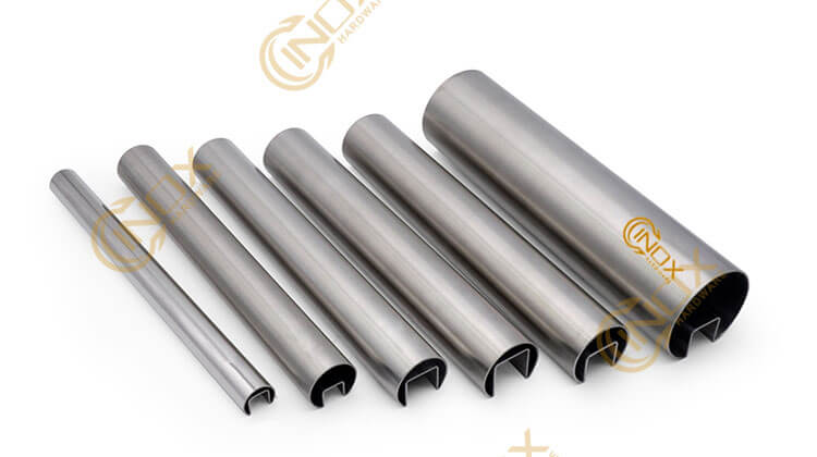 Stainless Steel round slot tube