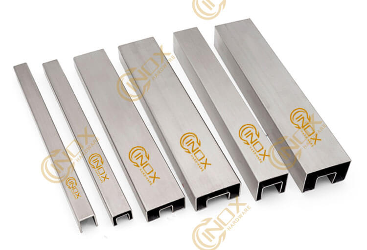 Stainless Steel square slot tube